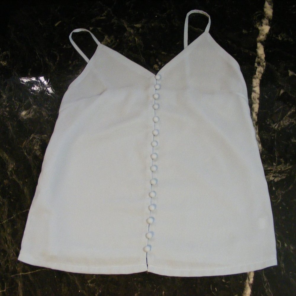 Sky Blue Button DownTop Size M EUC